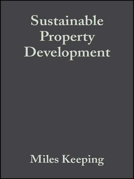 Title details for Sustainable Property Development by Miles Keeping - Available